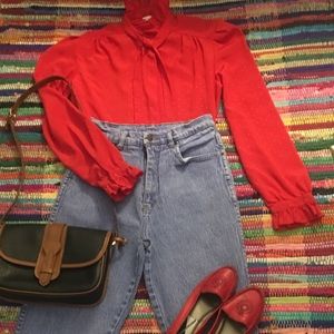 Vintage red top
